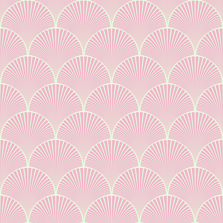 Rosé art deco waves Rosé art deco waves